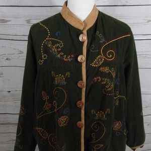 GUC White Stag Corduroy Jacket size 12/14 Large